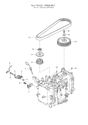 Fig.04 Pulley / Timing Belt <br /> Fig.04  /  