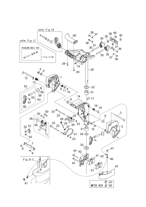 Fig.10 Bracket (mf/ef Model) <br /> Fig.10  (mf / ef Model)