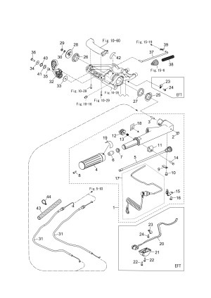 Fig.14 Tiller Handle/shift Lever <br /> Fig.14  /  