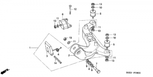   /    (Mount Frame / Upper Mount Rubber)