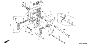   /   (Stern Bracket / Adjust Rod)