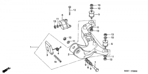   /    (Mount Frame / Upper Mount Rubber)