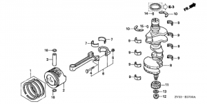  /  (Crankshaft / Piston)