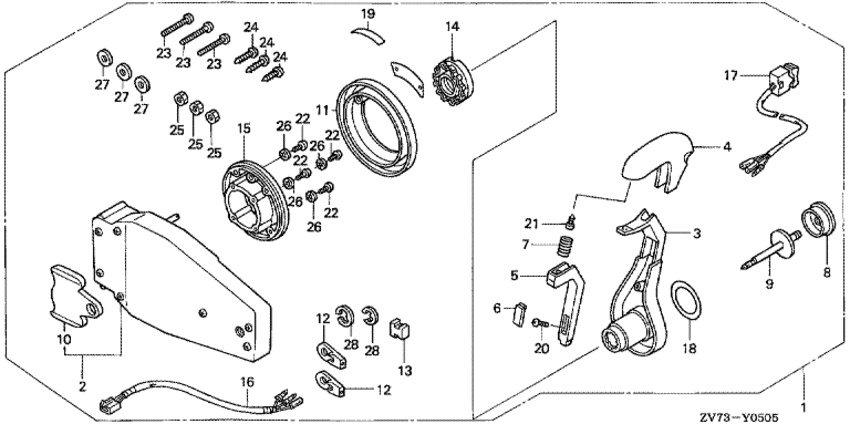  BF30D4 - Remote Control (flush Mount Type) (left)
