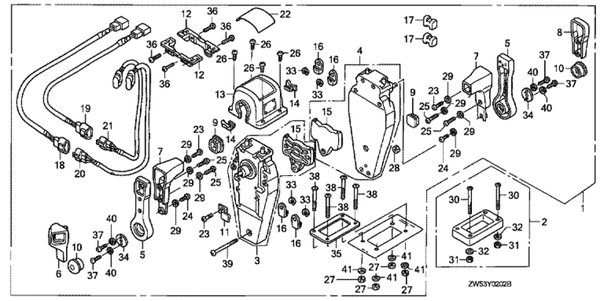 ��������� 4x-������� ��������� BF115A2 - Remote Control (top Mount Dual Type) (right) - ������������� ���������� (�������, ������, ������ ������)