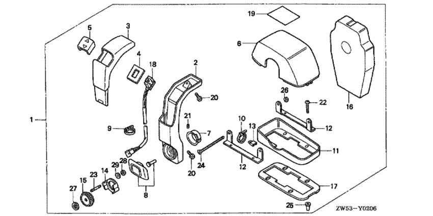 ���������  ����� BF130A2 - ������������� ���������� (���������, ������ ������) - Remote Control (top Mount Single Type)