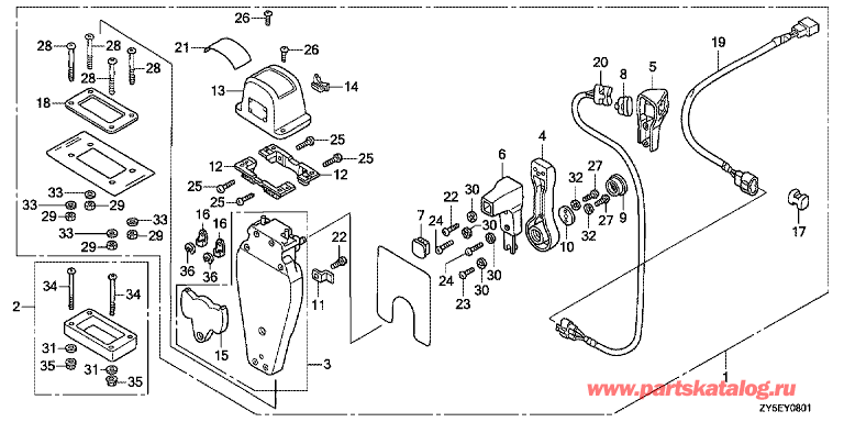 ��������� ��������  ��������� BF150AK2 - Fop-8-1 Single Type Remote Control Top Mount (Left) - Fop-8-1 ���������� �� (���������, ��������� ������, �����)