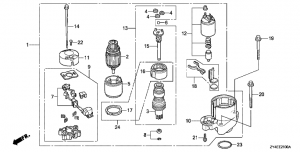 E-21   (E-21 Starter Motor)