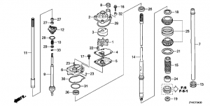 F-04   /   (F-04 Water Pump/Vertical Shaft)