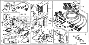 Fop-3-9  (   ) (Main) (Dbw) (Fop-3-9 Double Type Remote Control Top Mount (Main) (Dbw))