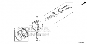 E-08 / (E-08 Piston / Connecting Rod)