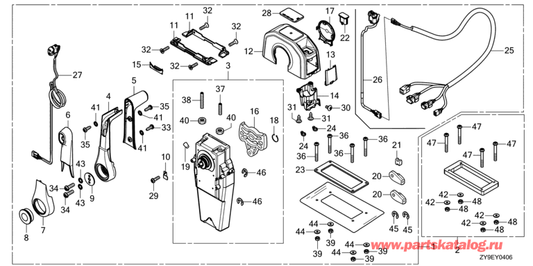 ���������  �������� ��������� BF90DK5 - Fop-4-6 Single Type Remote Control Top Mount (Nhk Mec) / Fop-4-6 �� (������ ������������� ��������� ���) (Nhk Mec)