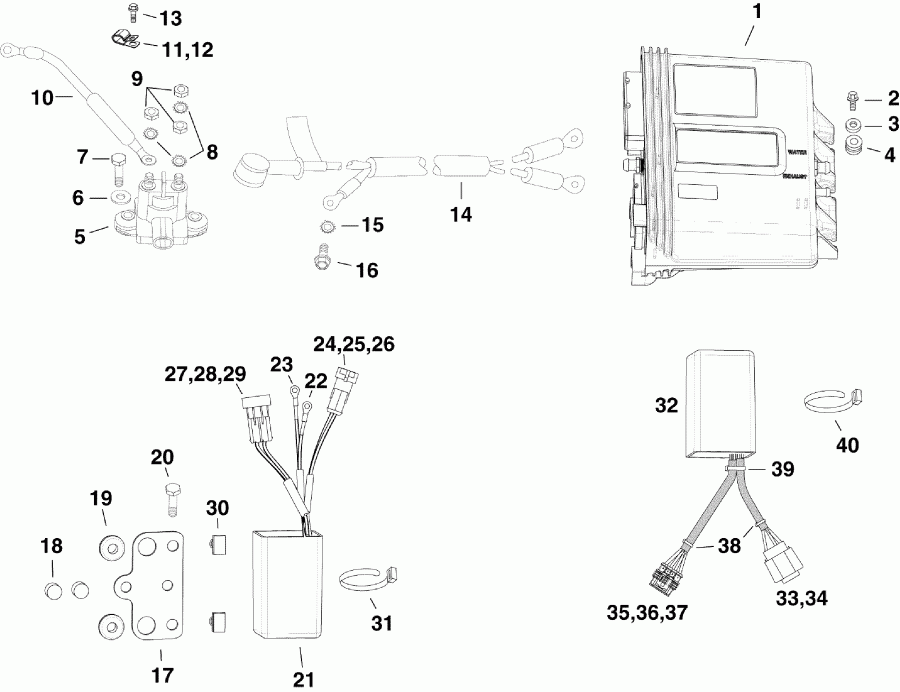  EVINRUDE E115DSLSCR  - ectrical Components / ectrical Components