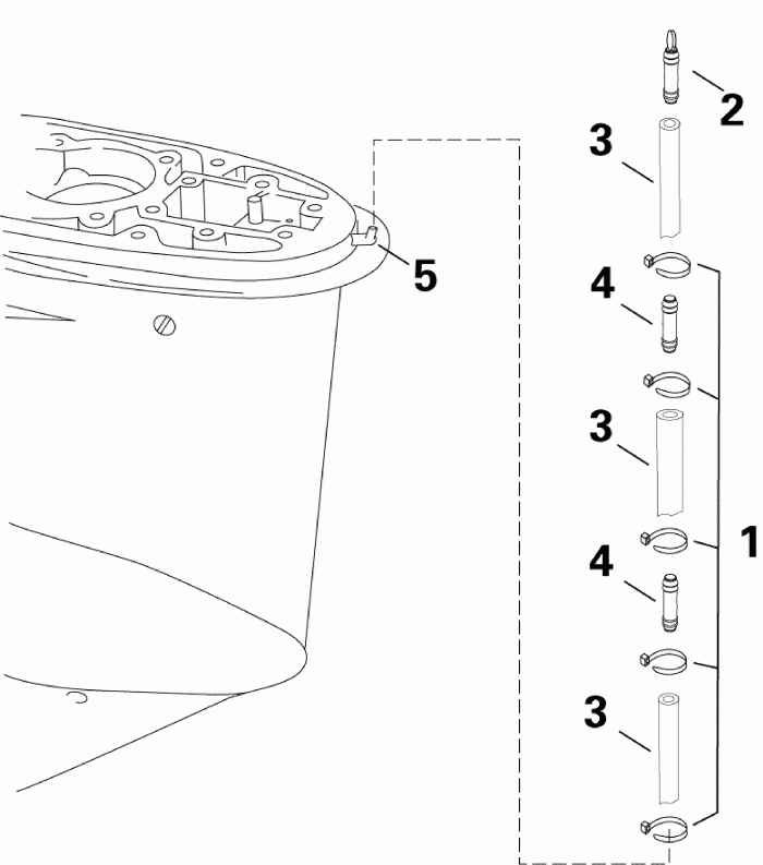   EVINRUDE E115DSLSCR  - eedo  Assembly