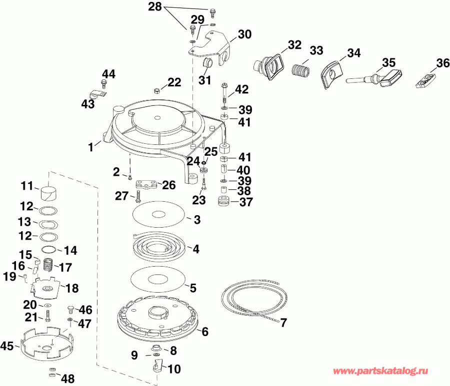 ��������� �������� ����� ������� E65WDRLSCS  - coil ������� - coil Starter