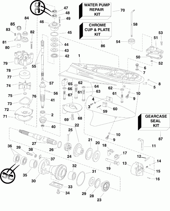   Evinrude E90DSLSCM  - Pl, Sl Models - Pl, Sl Models