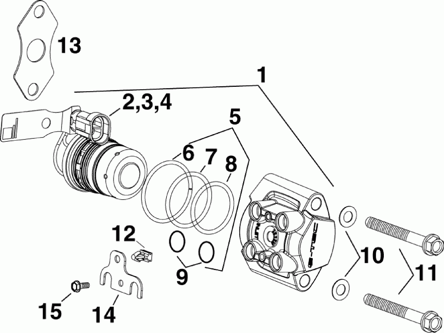    EVINRUDE E40HGLAGB - ITALY ONLY  -   - fuel Injector