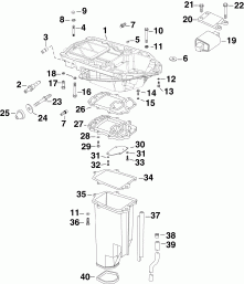 06-2_���������� ������� Inner (3.3 L) (06-2_exhaust Housing Inner (3.3 L))