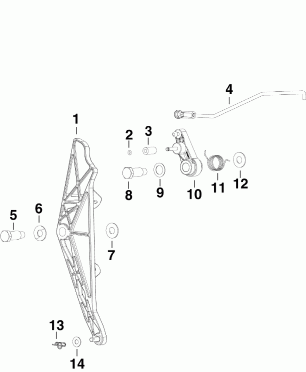    E225DHXAAB  - throttle Linkage