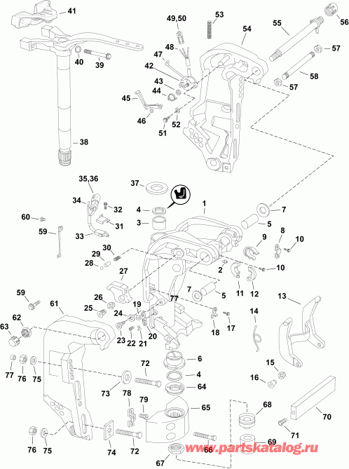 �������� ����� ������� E300DCZAAC  - ���������� ��������� - swivel Bracket
