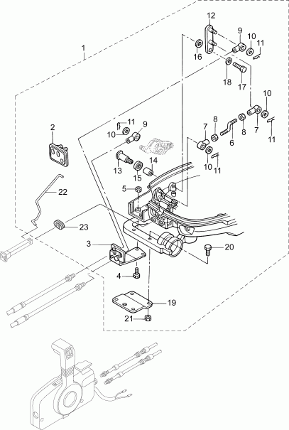   EVINRUDE B10RG4ABA  -   Conversion Kit