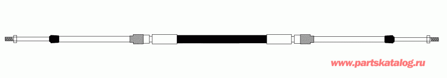 ��������� ��������� EVINRUDE B10RG4ABB  - control Cables - Universal - 3300 Type - ����������� ������s - Universal - 3300 Type