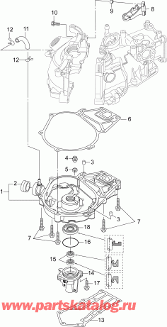 ����� Evinrude B3RG4ABB  - oil Pan - �������� ������