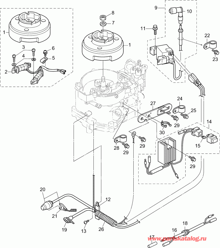 �������� ����� Evinrude B4RGL4ABB  - ignition System