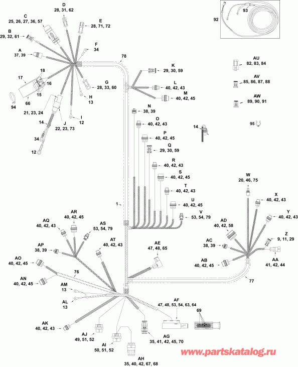 ��������� �������� ����� ������� DE225CXABB  - ��������� - ���� �������� (3.3 L)