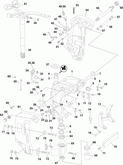 �������� ��������� ����� ������� DE300CXABB  - swivel Bracket / ���������� ���������