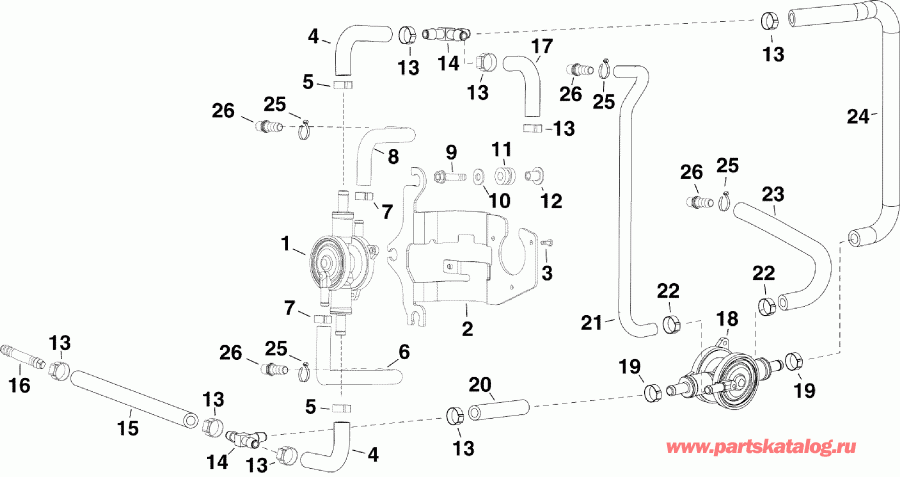 �������� ����� ������� DE300PXABB  - �������� ��������� ����� (3.4 L) - fuel Lift Pump (3.4 L)