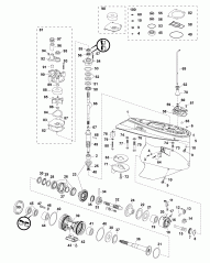 07-1_��������, M2-type, �������� �������� (07-1_gearcase, M2-type, Counter Rotation)