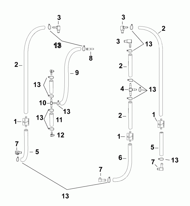 ��������� ������� E200DPXABF  - C������ ������������ ����� - oil Recirculation System