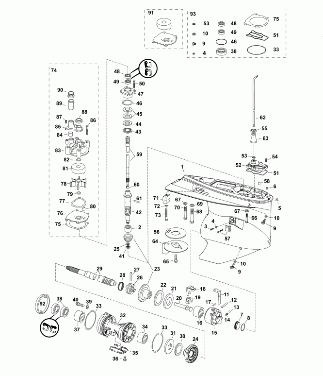 ����� ������� E200DPXABF  - ��������, M2-type / gearcase, M2-type