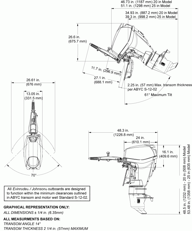   E25DTSLABA  - Power Tilt, Tiller Steer /  , Tiller Steer