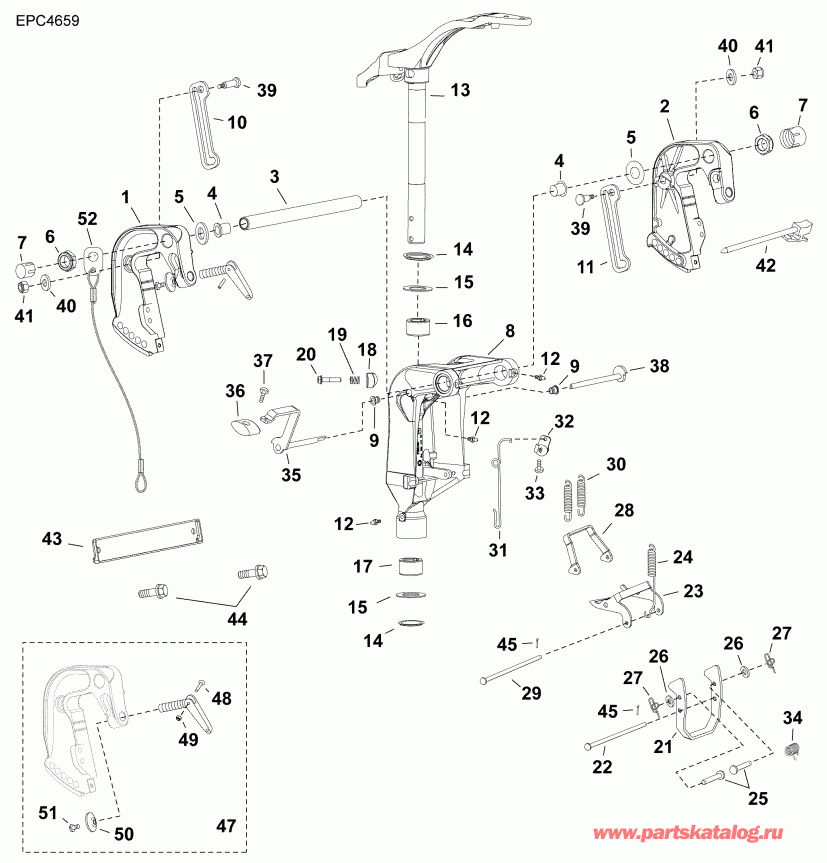 ��������� ����� ������� E30MRLABA  - swivel Bracket / ���������� ���������