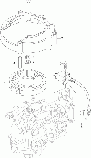 �������� ��������� ����� EVINRUDE E3RG4ABB  - ignition System