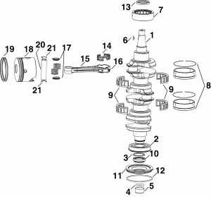 05-2_�������� & ������ (05-2_crankshaft & Pistons)