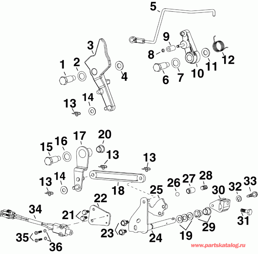 �������� ����� ������� E90SLABA  - �������� & ������������� ��������� - throttle & Shift Linkage