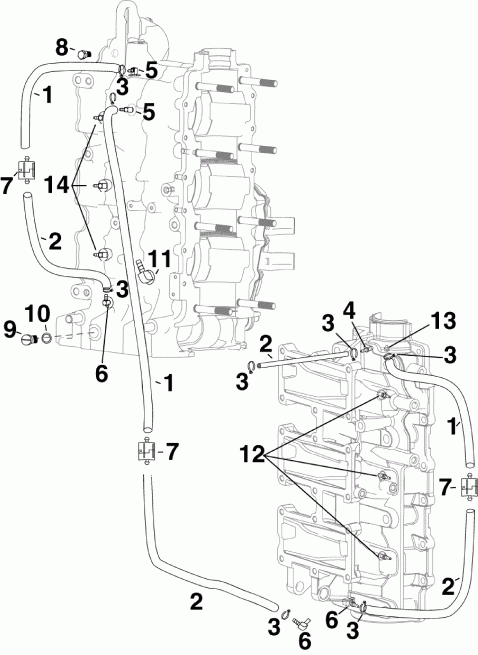 ��������� ������� E90SNLABA  - oil Recirculation System / C������ ������������ �����