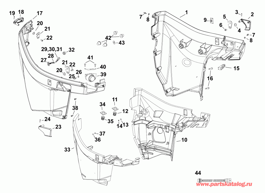 �������� ��������� ����� ������� E115DGXAFF  - ������ ������ ��������� - lower Engine Cover