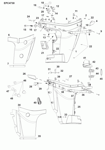 ����� ������� E30MALAFA  - lower Engine Cover