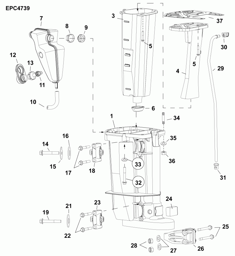 ������� E30MALAFA  - ���������� ������� - exhaust Housing