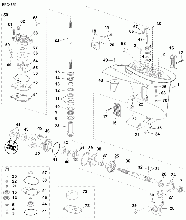 �������� ����� Evinrude E30MALAFA  - ��������, H-type