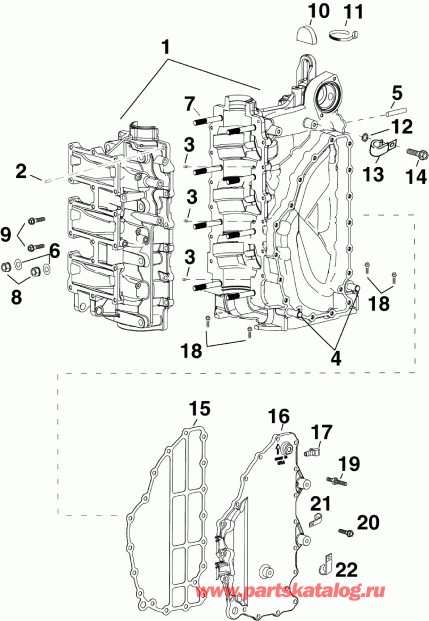   E90GNLAFA  -  &   - cylinder & Crankcase