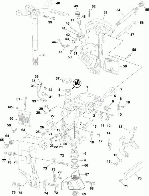 ��������� �������� ����� Evinrude E115DPXIIB  - ivel ���������