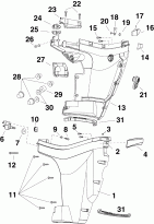 ������ ������ ��������� (Lower Engine Cover)