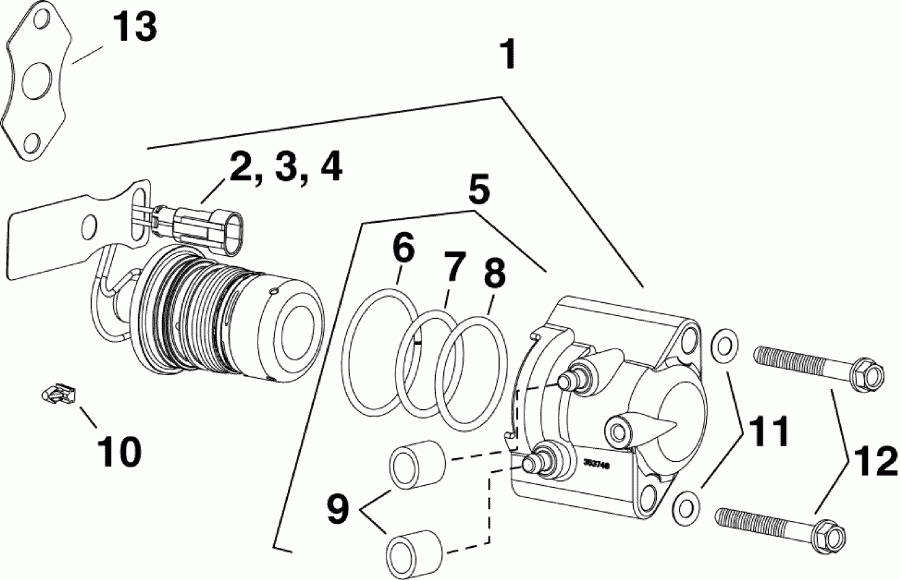 �������� ����� Evinrude E30TESLIIS  - el �������� - el Injector