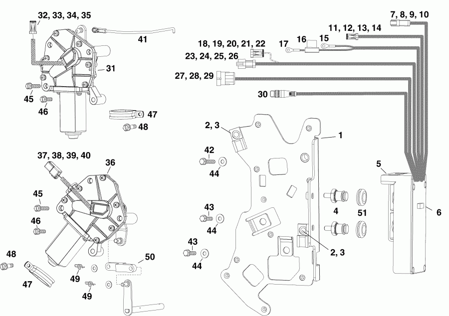 �������� ����� Evinrude DE150PXINS  - ectronic Shift And Throttle / ectronic ������������� � ��������