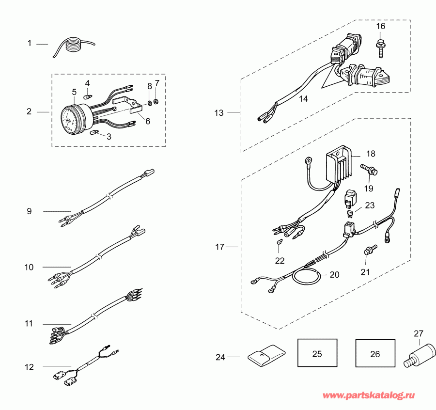 ����� Evinrude E10EL4INS  - ���������� - accessories